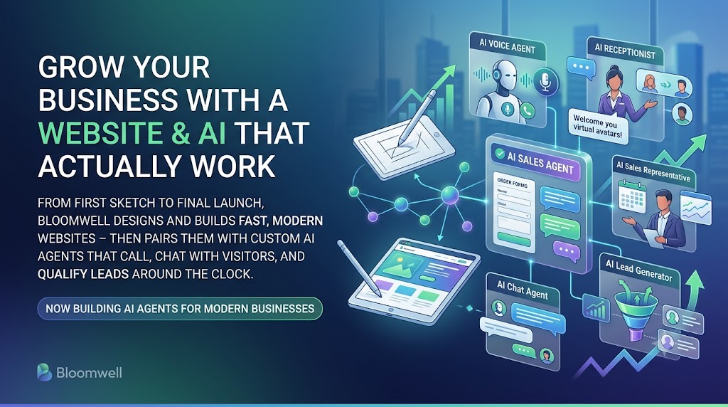 Grow your business with a website and AI that actually work